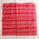 Gift 20" Silk Feeling Scarf Wrap Kerchief Bandana Solid Red ～ Fast Delivery as Air Lettermail