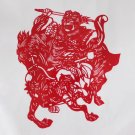 Papercut Paper-cuts Papercutting General Dian Wei Art Romance Of the Three Kingdoms - Fast Shipping Papercut Paper-cuts Papercutting General Dian Wei Art Romance Of the Three Kingdoms - Fast Shipping