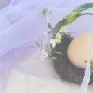 56" x 1.5 yds Violet Lace Extra Dense Mesh Tulle Veil Fashion Fabric ~ Fast Shipping