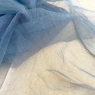 60" x 1.3 yds Lace Mesh Tulle Veil Fashion Fabric Cyan-Blue～ Fast Delivery