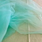 63" x 1.3 yards Cyan Lace Mesh Tulle Veil Fashion Fabric～ Fast Delivery as Air Lettermail