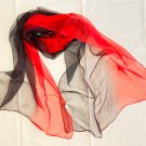 18" x 61" Silk Scarf Wrap Gradient Color Oblong Dongfeng Yarn + Defects 18" x 61" Silk Scarf Wrap Gradient Color Oblong Dongfeng Yarn + Defects