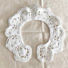 White Collar Floral Appliqué Patch ~ Fast Delivery as Air Lettermail White Collar Floral Appliqué Patch ~ Fast Delivery as Air Lettermail