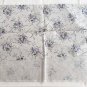 18.9" x 37.4" Floral Fabric Cotton Linen For Handmade Bag Purse