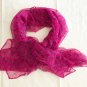 40" x 31" Silk Scarf Wrap Shawl Rectangle Floral Dongfeng Yarn ~ Fast Shipping