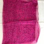 40" x 31" Silk Scarf Wrap Shawl Rectangle Floral Dongfeng Yarn ~ Fast Shipping