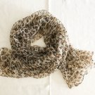 41" x 31" Silk Scarf Wrap Shawl Rectangle Leopard Dots Dongfeng Yarn ~ Fast Shipping 41" x 31" Silk Scarf Wrap Shawl Rectangle Leopard Dots Dongfeng Yarn ~ Fast Shipping