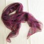 41" x 31" Silk Scarf Wrap Shawl Rectangle Dongfeng Yarn ~ Fast Shipping