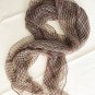 40" x 29" Silk Scarf Wrap Shawl Rectangle Houndstooth Dongfeng Yarn ~ Fast Shipping