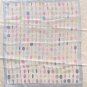 20" Silk Feeling Chiffon Square Scarf Wrap Circles Gift ~ Imperfect