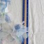 8 pcs Gradient Blue Pink Green White Flowers of a Strip Appliqu&Atilde;&copy; Patch Organza