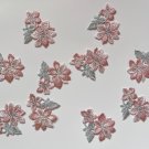 1 pc 1.89” x 1.89” Floral Patch Appliqué Apricot Pink Light Blue 1 pc 1.89” x 1.89” Floral Patch Appliqué Apricot Pink Light Blue