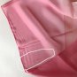 Silk Feeling Chiffon Oblong Scarf Gradient Pink & Minor Defects ~ Fast Delivery as Air Lettermail