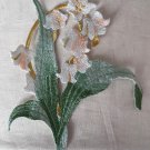 5.31” x 6.18” Embroidered Patch Appliqué Self-Adhesive Lily of The Valley 5.31” x 6.18” Embroidered Patch Appliqué Self-Adhesive Lily of The Valley
