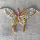3.46" x 2.09” Butterfly Embroidered Patch Appliqué Self-Adhesive Yellow 3.46" x 2.09” Butterfly Embroidered Patch Appliqué Self-Adhesive Yellow