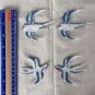 2.91&acirc;�� x 2.6&acirc;�� Swallow Embroidered Patch Appliqu&Atilde;&copy; Self-Adhesive Bird