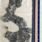 5.79â x 12.6â Eastern Dragon Embroidered Patch Appliqué Gray Grey Long