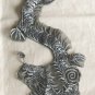 5.79â x 12.6â Eastern Dragon Embroidered Patch Appliqué Gray Grey Long