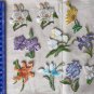 1.97â x 2.56â Purple Hydrangea Embroidered Patch Appliqué Self-Adhesive Flowering Plant Flower