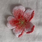 2.01" x 1.77” Embroidered Patch Appliqué Self-Adhesive Cherry Blossom Red 2.01" x 1.77” Embroidered Patch Appliqué Self-Adhesive Cherry Blossom Red