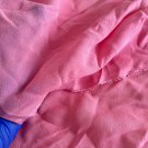 Silk Fabric | Irregular Shape | Granulated Georgette | Pink | ~0.15 m²
