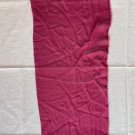 1 pc Silk Fabric | Irregular Shape | Granulated Georgette | Dark Red | ~0.22 m²