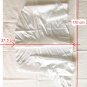 2pcs Silk Fabric | Irregular Shape | White | ~0. 32m² | Odd Bits of Cloth