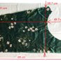 1 pc Silk Fabric | Irregular Shape | Floral | ~0.18 m² | Odd Bits of Cloth