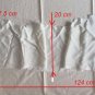 1 pc Silk Fabric | Irregular Shape | Heavy Satin | Ivory | ~0. 27 m²