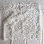 Silk Fabric | Granulated Georgette | Irregular Shape | Ivory | ~0.94m²