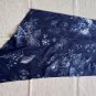 2 pcs Silk Fabric | Irregular Shapes | Floral | ~0.18 m&Acirc;&sup2; each | Odd Bits of Cloth