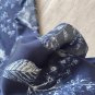 2 pcs Silk Fabric | Irregular Shapes | Floral | ~0.18 m&Acirc;&sup2; each | Odd Bits of Cloth