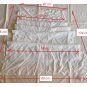 1pc 100% Silk Fabric | Irregular Shape | Off-white | ~0.72m² each | Odd Bits of Cloth