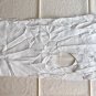 1 pc Silk Fabric | Irregular Shape | White | ~ 0.23 to 0.39 m&Acirc;&sup2; each | Odd Bits of Cloth
