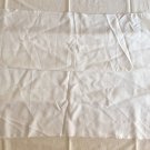 1 pc 54.3" × 25.2" 100% Silk Fabric Twill Light Ivory