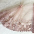 7.17” x 1yd Retro Floral Embroidered Lace Trim with Butterflies Cutwork