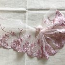3.54” x 1 yd Floral Embroidered Lace Trim