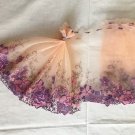 7.17” x 1.84 yds Floral Embroidered Lace Trim