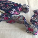 2“ x 1 yd Floral Embroidery Lace Trim