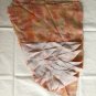 1pc 100% Silk Fabric| Irregular Shape | Watercolor Effects | ~0.085 m²