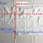 6 pcs Silk Fabric | Odd Bits of Cloth | ~ 0.16 m&Acirc;&sup2; Each | Off-White