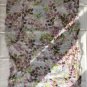 34&acirc;�� x 22&acirc;�� 100% Silk Fabric Granulated Georgette Twigs of Leaves