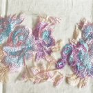 1 pc 12.51” x 5.91” Embroidered Appliqué Patch Flowers Buds