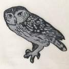 1 pc 5.55” x 3.31” Embroidered Appliqué Patch Owl Bird