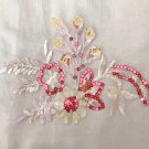 1 pc 8.4" × 6.1” Embroidered Appliqué Patch with Shimmering Sequins