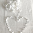 0.59” x 4 yds Off-White Cotton Embroidered Trim with defects 0.59” x 4 yds Off-White Cotton Embroidered Trim with defects