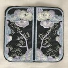 1 pc 3.7” × 3.5” Embroidered Appliqué Patch Square Flowers