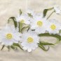 1 pc 13.3" à 8.7âEmbroidered Appliqué Patch Flowers White Sunflowers
