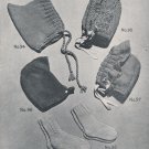 vintage knitted hat patterns