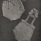 Vintage - Bathing Trunks and Swimsuit